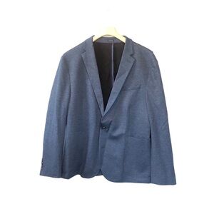 JF J.Ferrar Men’s Navy Slim Fit Sports Coat Two Button Blazer Size L (42/44)